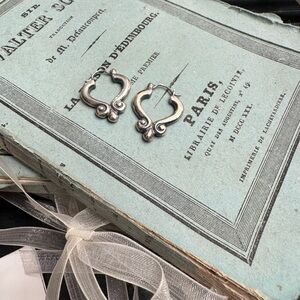 James Avery Silver Scroll Earrings